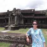 Angkor Wat i Gosia z bransoletkami "one dollar, please!"