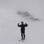 Pierwsza alpejska góra zdobyta (tylko nic nie widać)